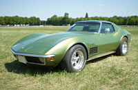 Chevrolet Corvette C3 Stingray verte (1968-1982)